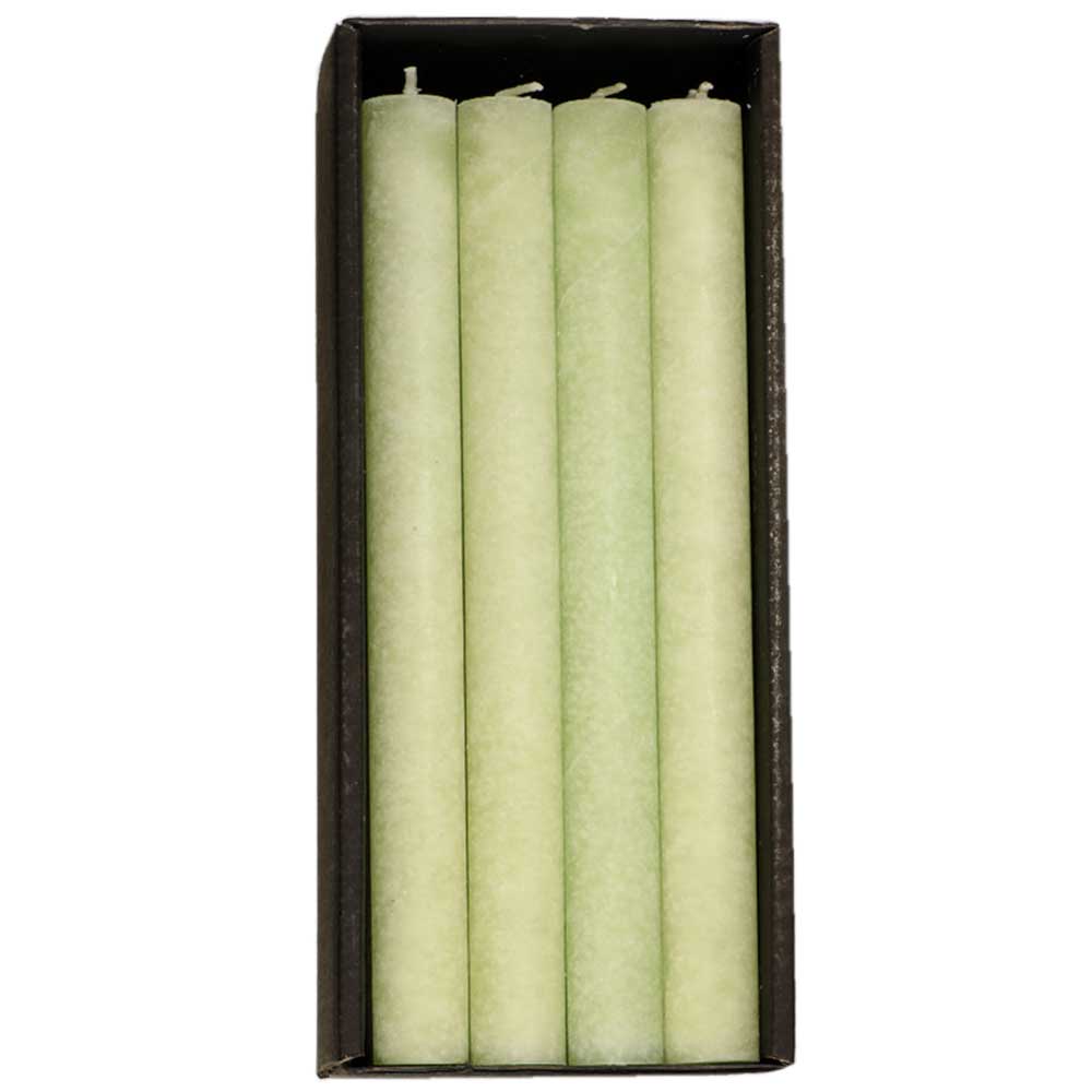 Schulthess Stabkerzen - Farbwelt Mattoliv hell