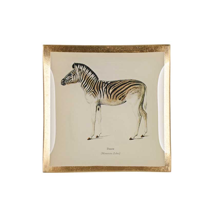 Love Plates - Glasteller "Zebra" von Gift Company
