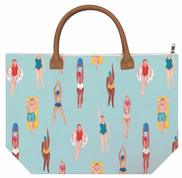 "Riviera Swimmers" - Handtasche von Paperproducts Design "Riviera Swimmers" - Handtasche von Paperproducts Design