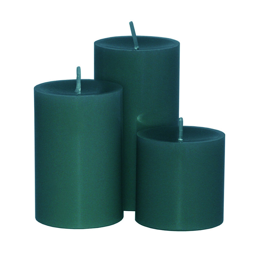 Farbe Eucalyptus / Engels ORIGINAL - Stumpenkerze gegossen