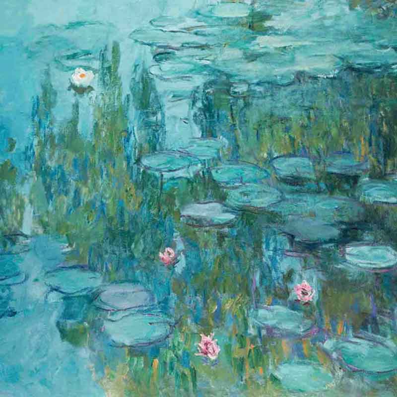 "Nymphéas", große Papierservietten von PPD "Nymphéas", große Papierservietten von PPD