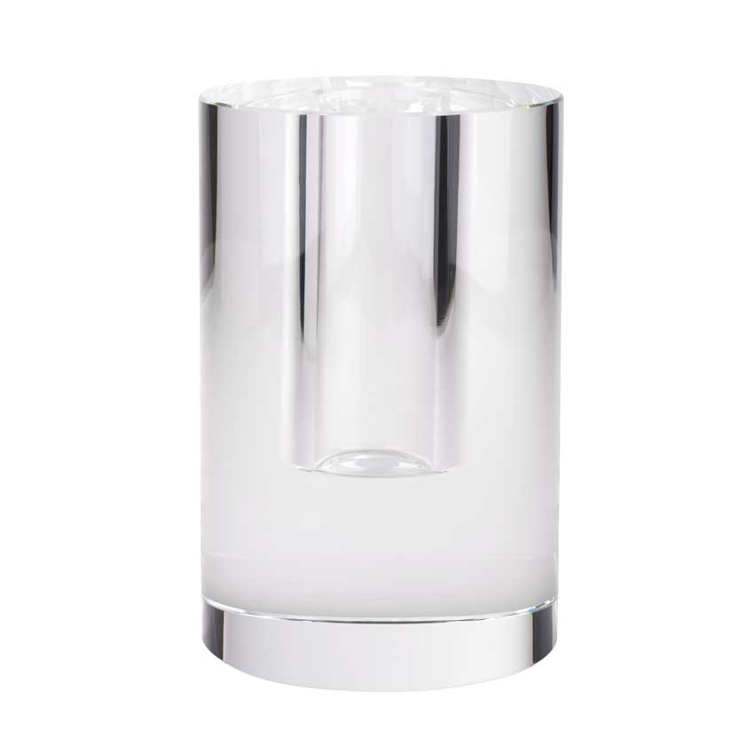 Dioptrics Kristallglas Vase - Zylinder L - von der Gift Company