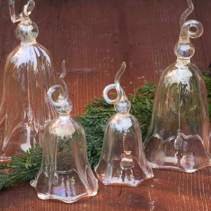 Weihnachtsglöckchen aus Glas mittel - von Des Pots