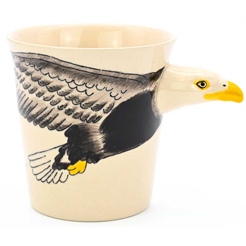 Weisskopfadler/ Porzellan - Keramiktasse Weisskopfadler/ Porzellan - Keramiktasse