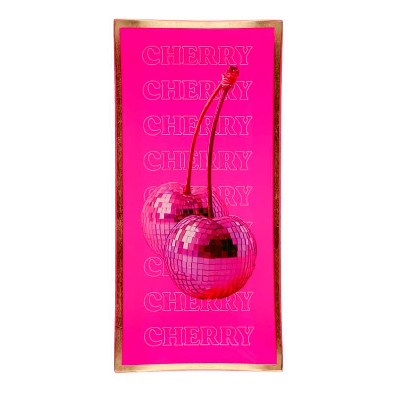 Love Plates - Glasteller "Cherry" von Gift Company 
