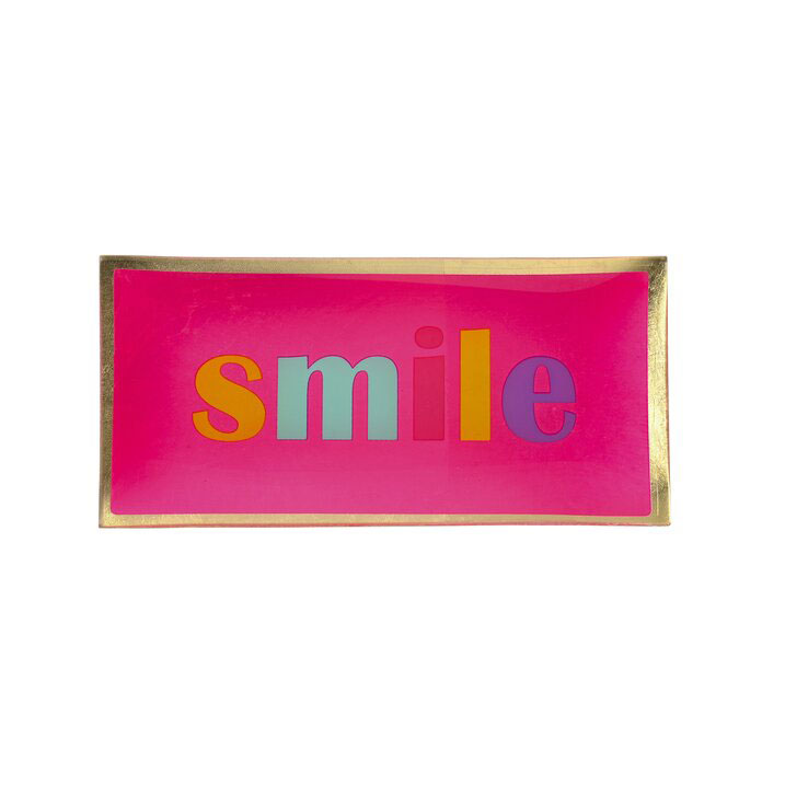 Love Plates - Glasteller "Smile" von Gift Company