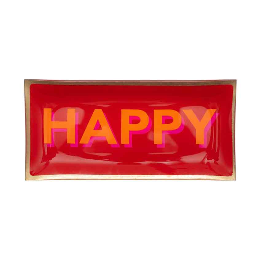 Love Plates - Glasteller "Happy" von Gift Company Love Plates - Glasteller "Happy" von Gift Company