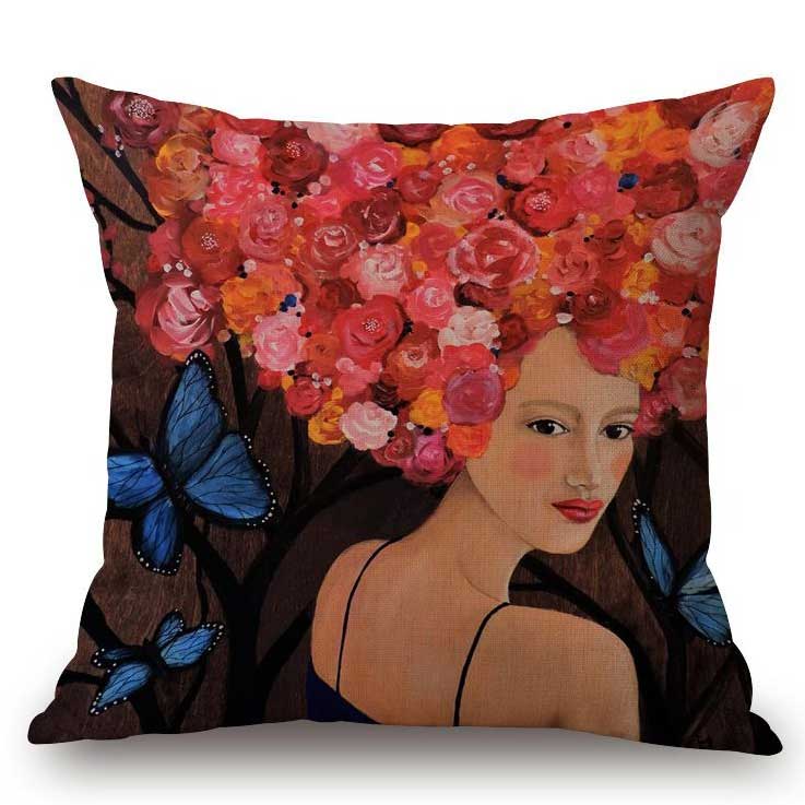 Sofakissen / Dekokissenhülle "Alma" -  45 cm x 45 cm Sofakissen / Dekokissenhülle "Alma" -  45 cm x 45 cm