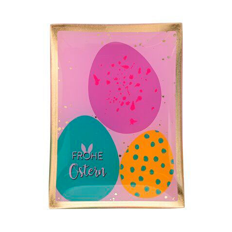 Love Plates - Glasteller "Frohe Ostern" von Gift Company Love Plates - Glasteller "Frohe Ostern" von Gift Company