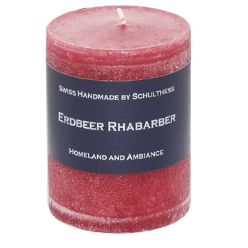 Erdbeer / Rhabarber - von Schulthess Duftkerzen