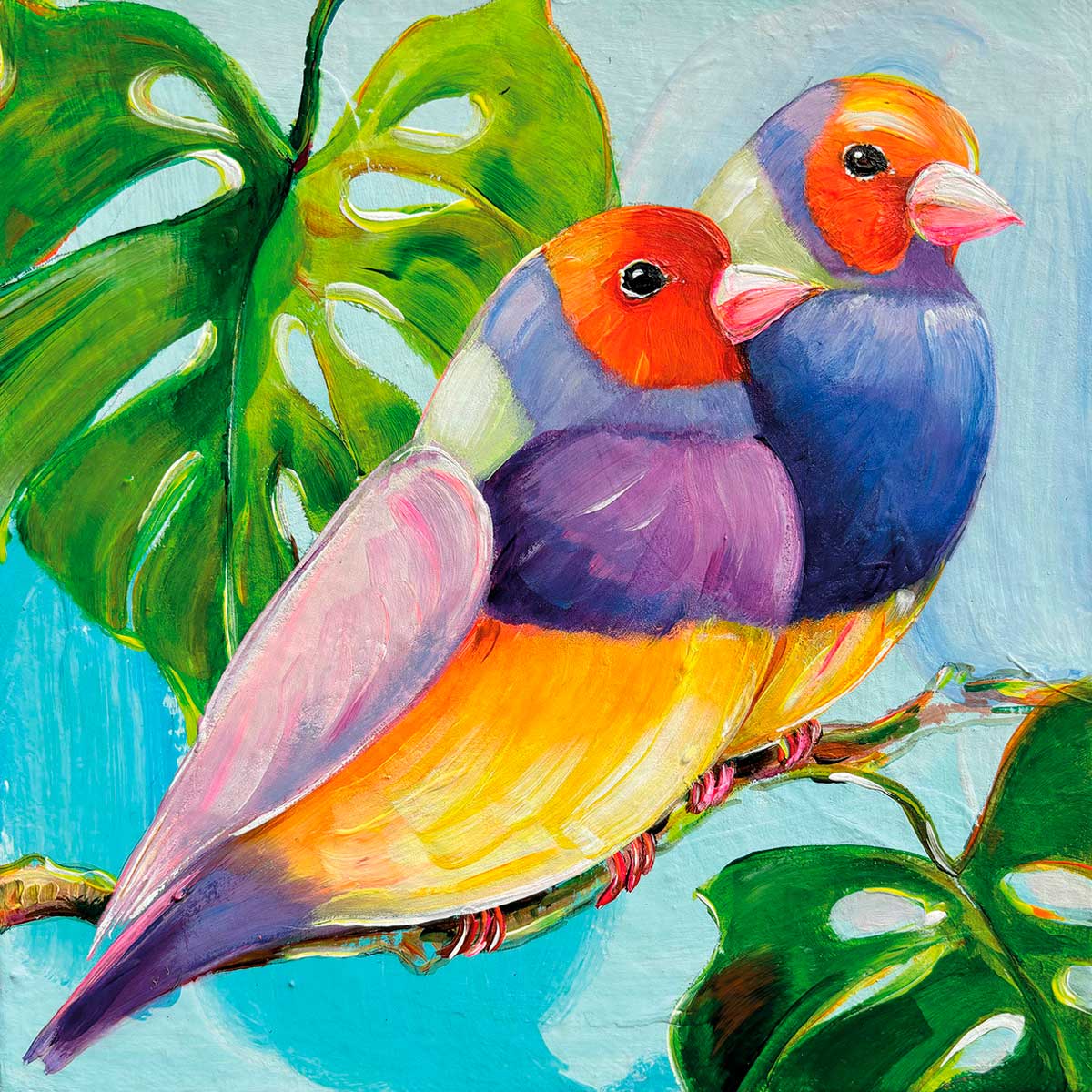 "Conversation Tropicale", große Papierservietten von PPD