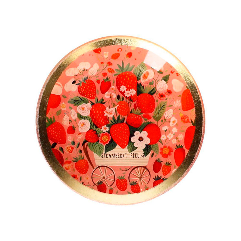 Love Plates - Glasteller "Strawberry Fields" von Gift Company Love Plates - Glasteller "Strawberry Fields" von Gift Company