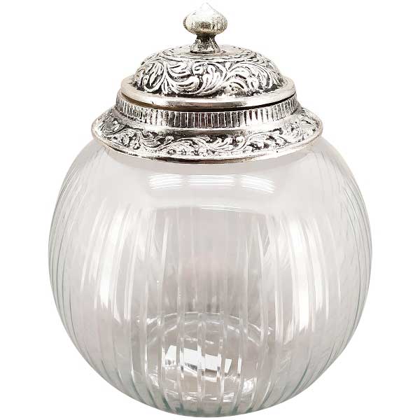 IRIDE 8 - Glas  Bonboniere in Antikoptik IRIDE 8 - Glas  Bonboniere in Antikoptik