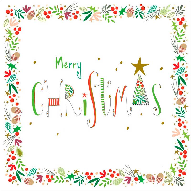 "Christmas Greetings", große Papierservietten von PPD "Christmas Greetings", große Papierservietten von PPD