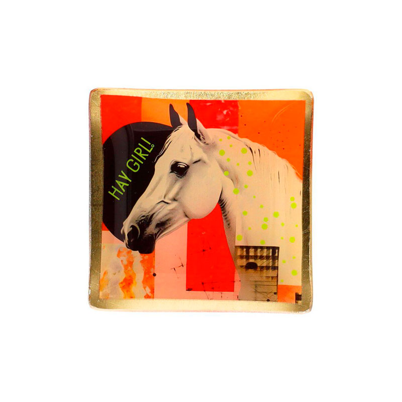 Love Plates - Glasteller "Hay Girl !" von Gift Company Love Plates - Glasteller "Hay Girl !" von Gift Company