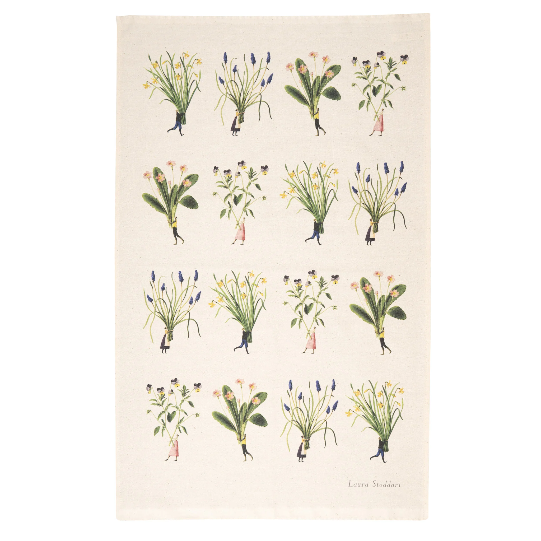 "SPRING FLOWER MULTI" - Geschirrtuch von Laura Stoddart