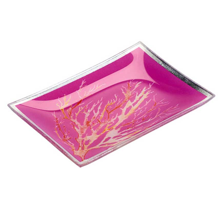 Love Plates - Glasteller "Koralle" von Gift Company