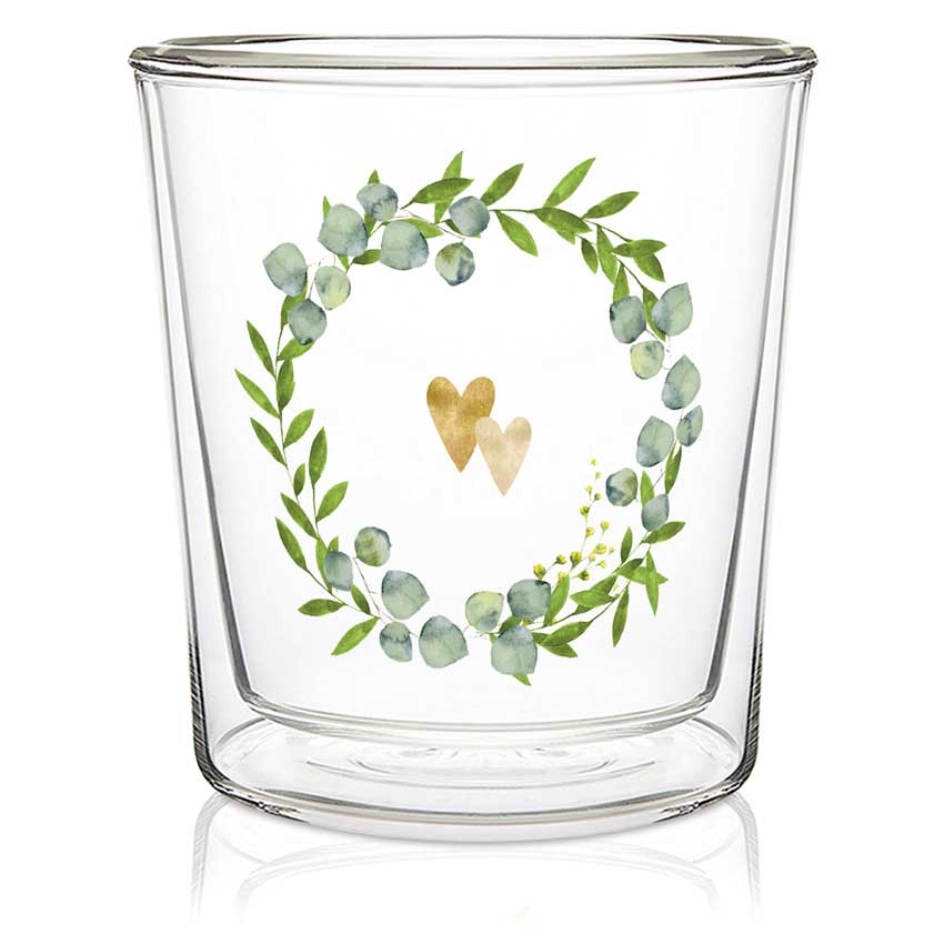 Two Hearts - Double wall Trend Glas von PPD Two Hearts - Double wall Trend Glas von PPD