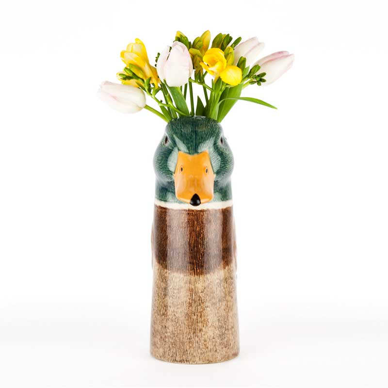 Quail Ceramics - Mallard die große Blumenvase 