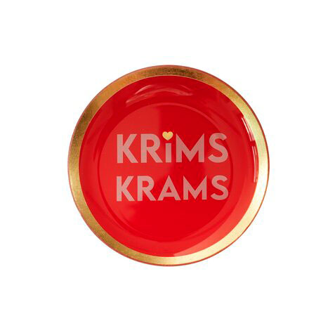 Love Plates - Glasteller "Krims Krams" von Gift Company
