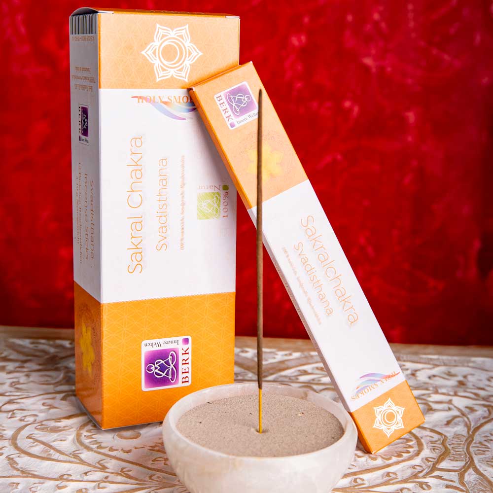 Räucherstäbchenset "Sakralchakra" aus der Chakra Line - Räucherwerke von Berk