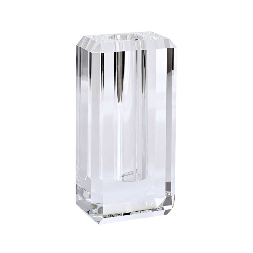 Dioptrics Kristallglas Vase - Transparent M - von der Gift Company