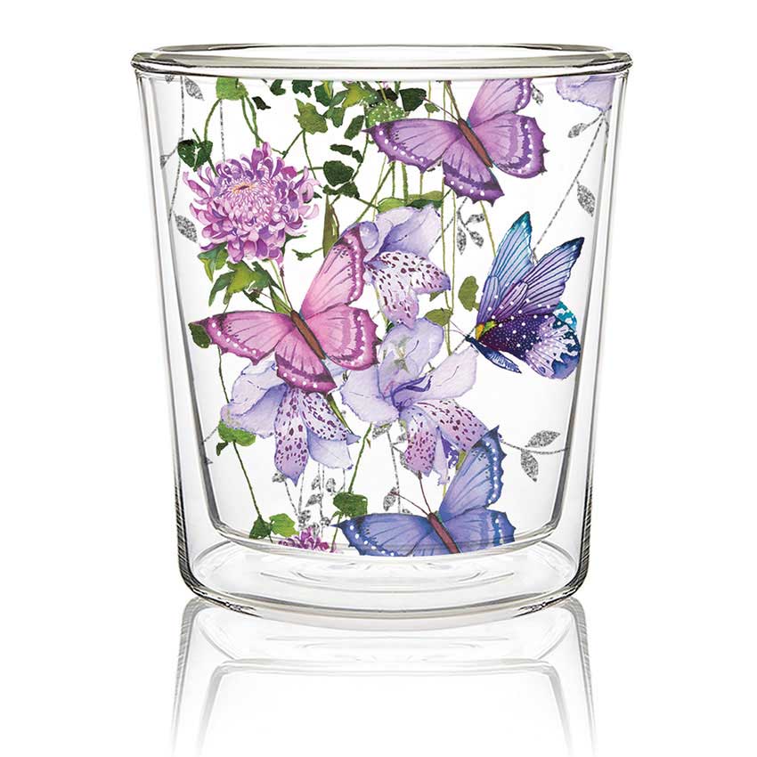 Butterfly Splash - Double wall Trend Glas von PPD Butterfly Splash - Double wall Trend Glas von PPD
