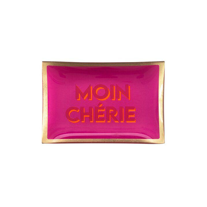 Love Plates - Glasteller "Moin Cherie" von Gift Company