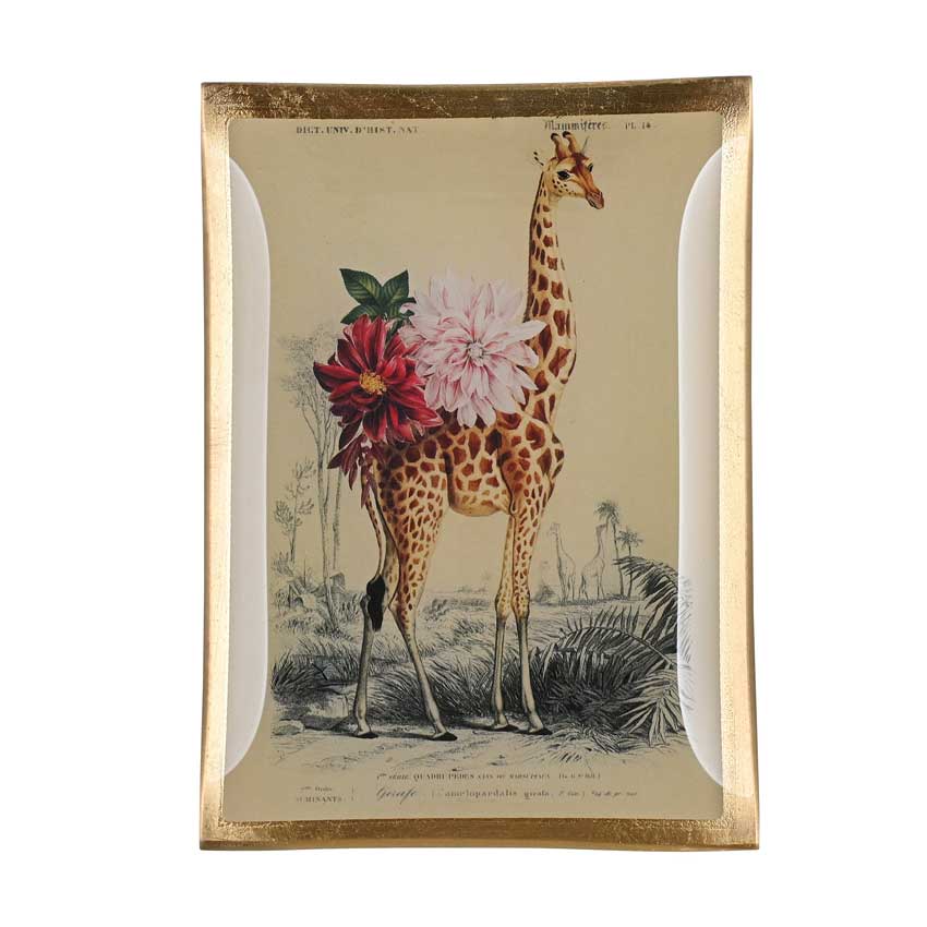 Love Plates - Glasteller "Giraffe" von Gift Company