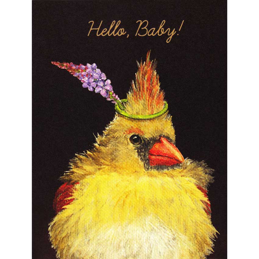 Grußkarte "HELLO BABY" von Hester & Cook