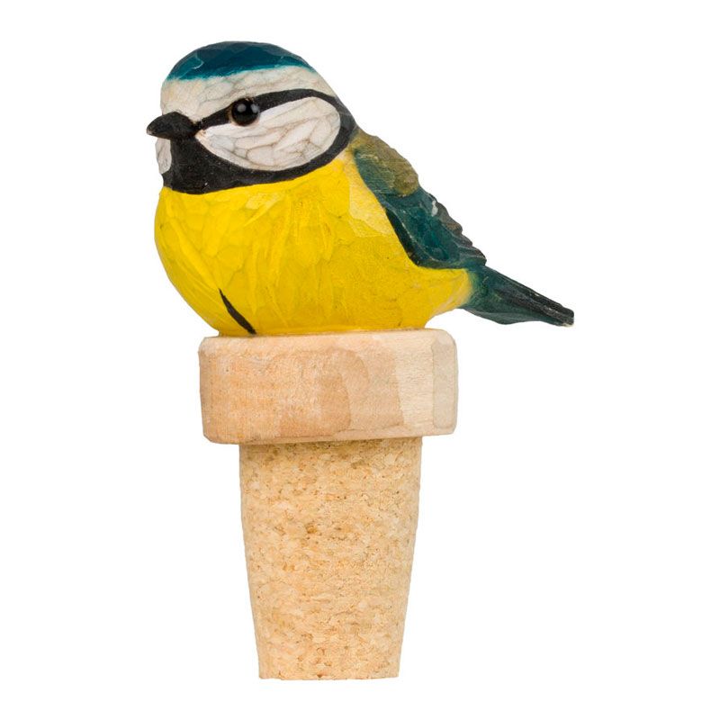 Flaschenverschluß Blaumeise - Handwerkskunst von Wildlife Garden