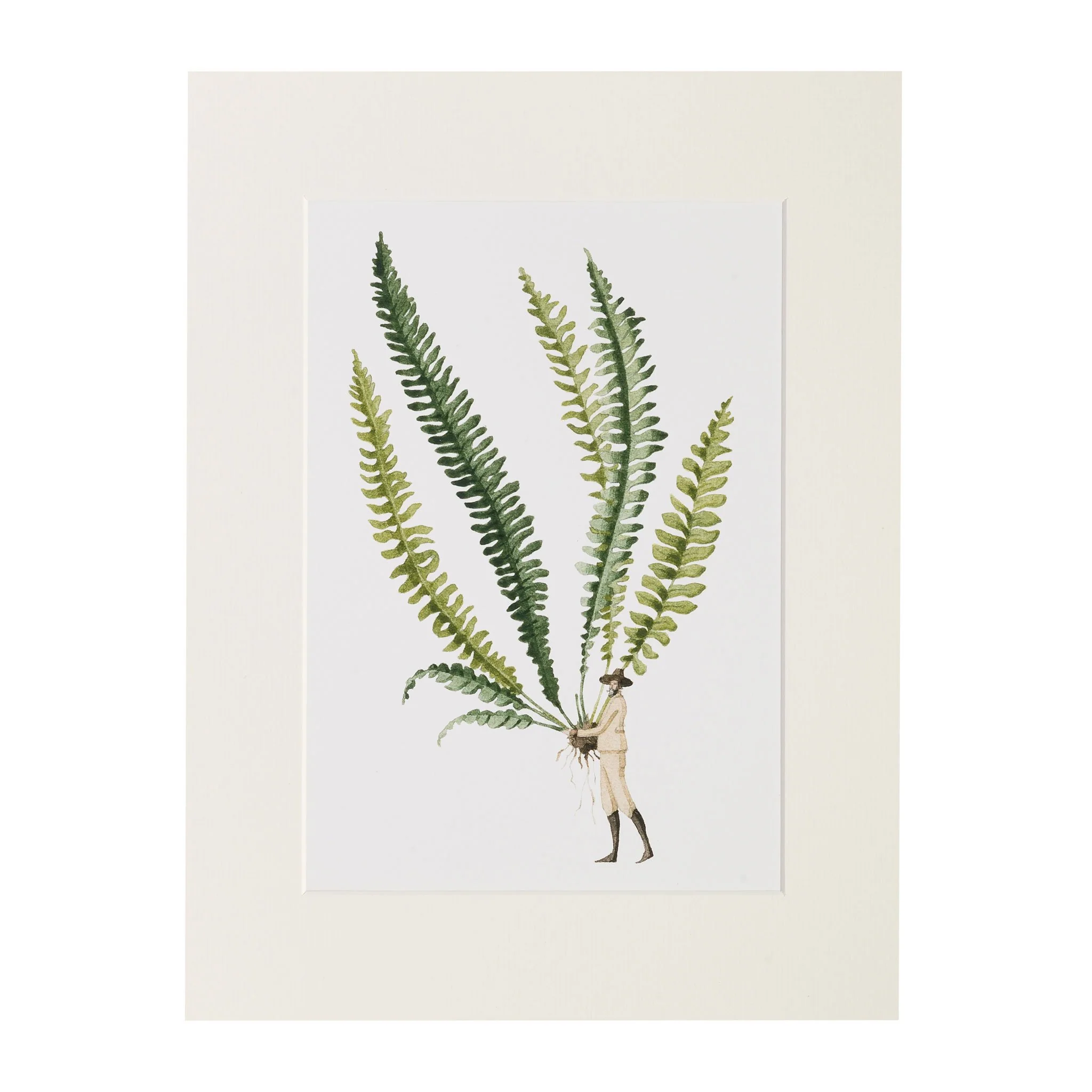 "FERN 1"- ART PRINT - liebenswerte und skurrile Kunst von Laura Stoddart