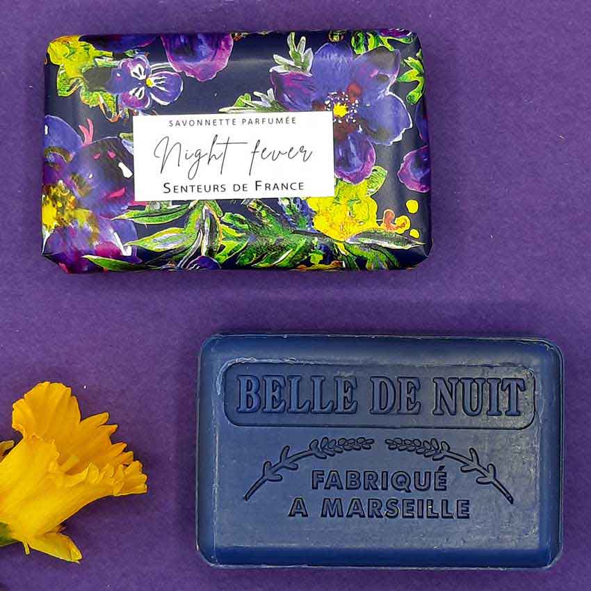 Duftseife "Night Fever" aus der Flowers Kollektion von Senteurs de France