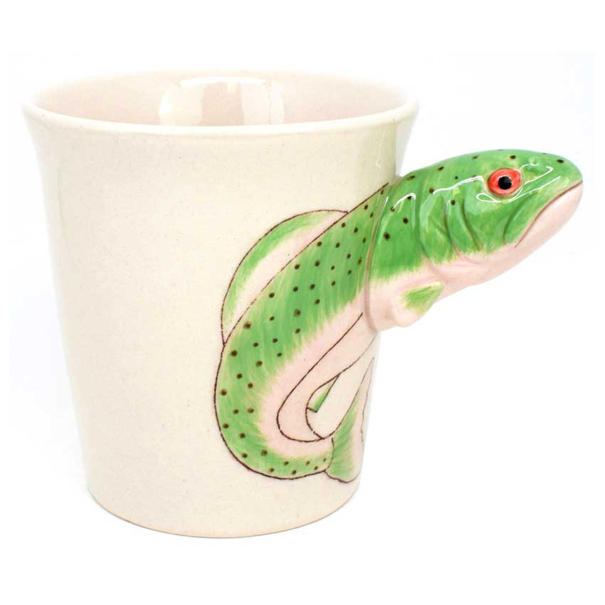 Forelle /  Porzellan - Keramiktasse Forelle /  Porzellan - Keramiktasse