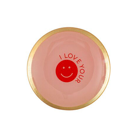 Love Plates - Glasteller "I love your smile" von Gift Company Love Plates - Glasteller "I love your smile" von Gift Company