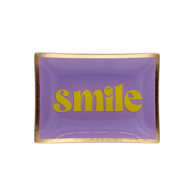 Love Plates - Glasteller "Smile" von Gift Company 