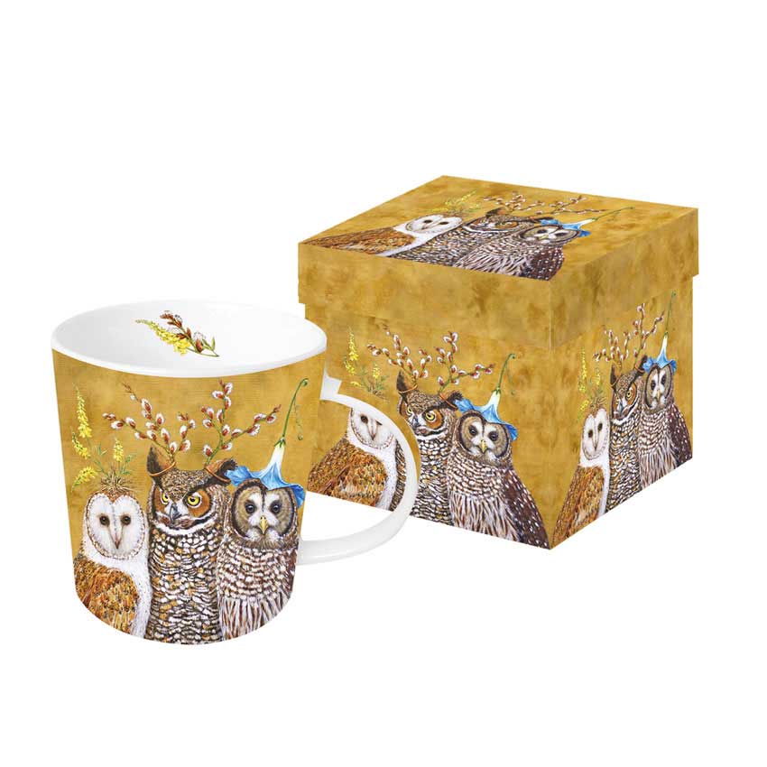 Owl Family - die große Porzellantasse von PPD Owl Family - die große Porzellantasse von PPD