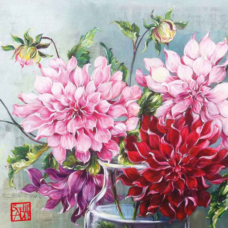 "Pink Fusion", große Papierservietten  von PPD "Pink Fusion", große Papierservietten  von PPD