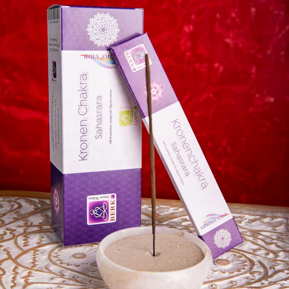 Räucherstäbchenset "Kronenchakra" aus der Chakra Line - Räucherwerke von Berk
