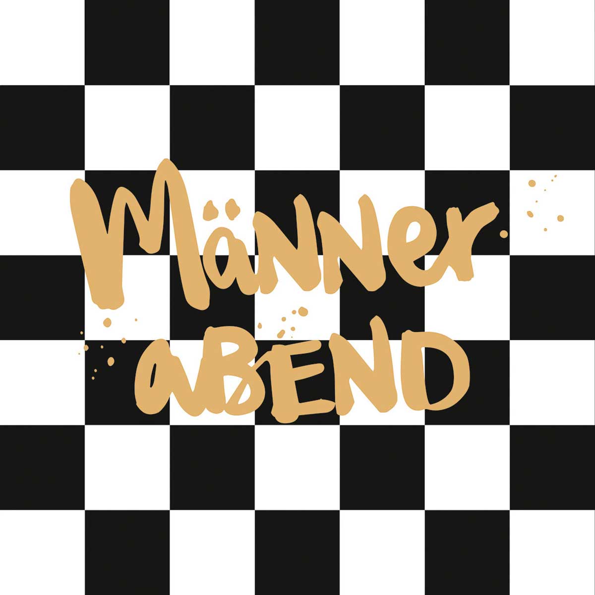 "Männerabend", große Papierservietten von PPD