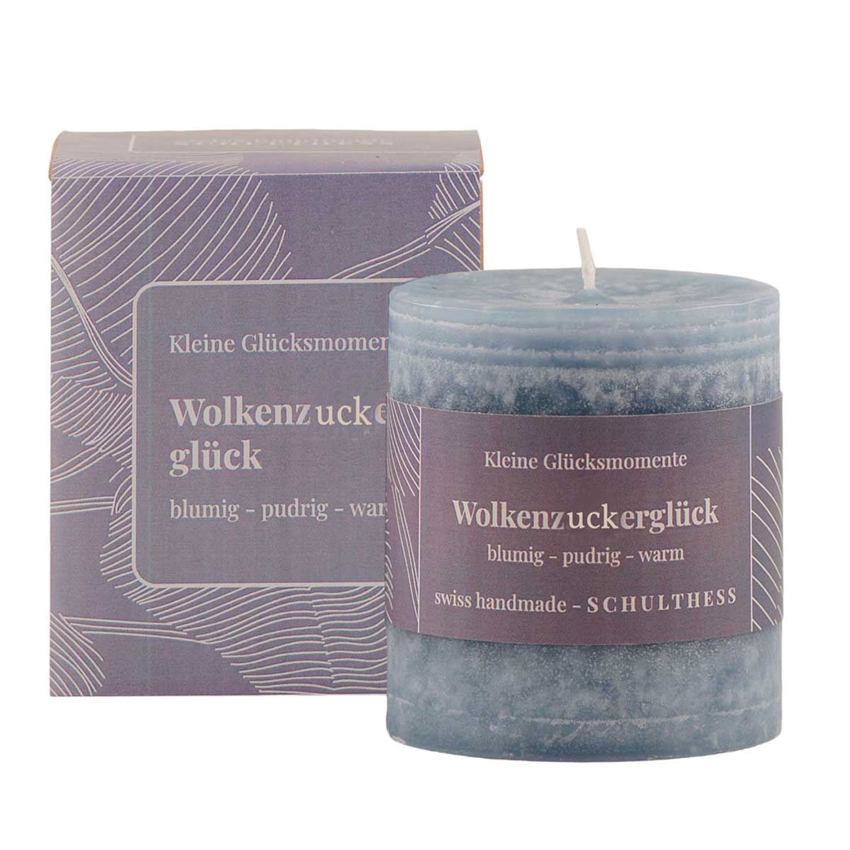 kleine Glücksmomente / Schulthess Duftkerze "Wolkenzuckerglück"