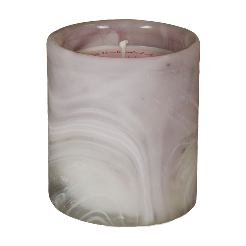 Floral Relax / Marble Pot rosa - Schulthess Kerzen