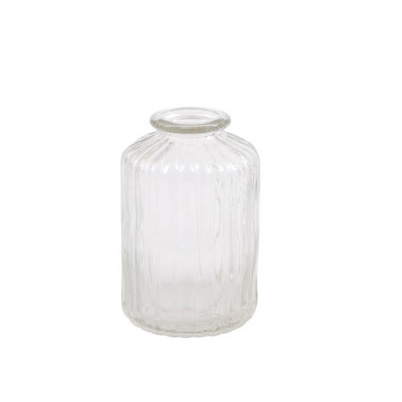 Mini Vase "Straight" - klares Glas - von Miljögarden