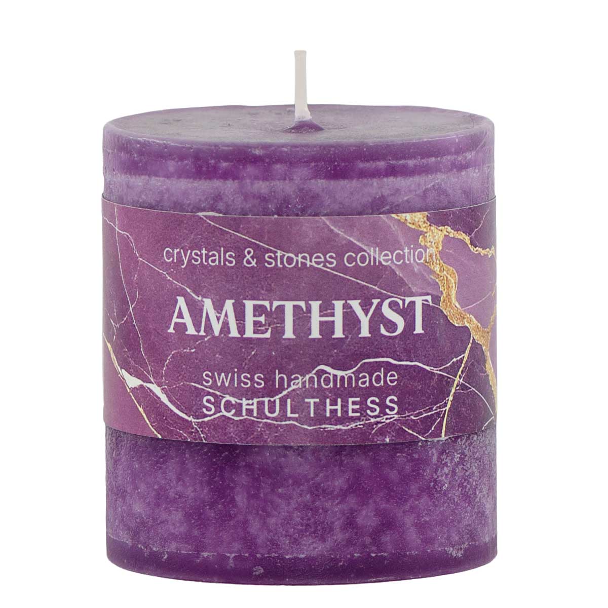 Amethyst Duftkerze aus der Crystals & Stones Kollektion von Schulthess