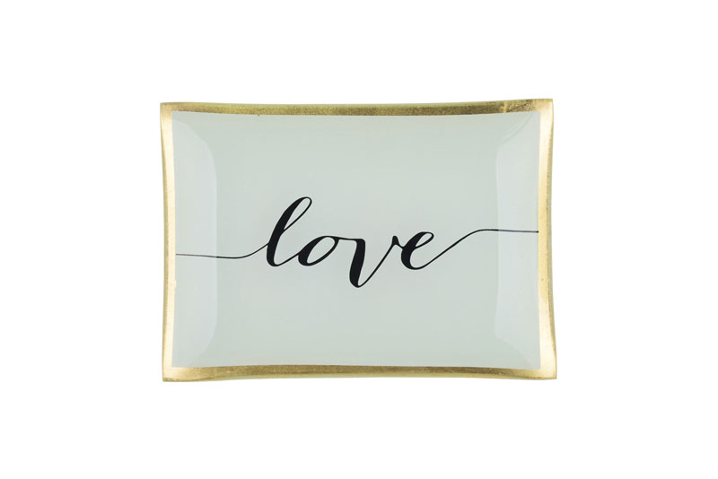 Love Plates - Glasteller "Love" von Gift Company Love Plates - Glasteller "Love" von Gift Company