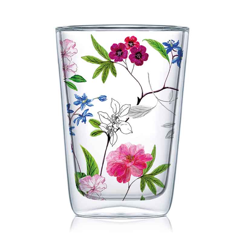 Flower Power - Latte Macchiato Glas von PPD