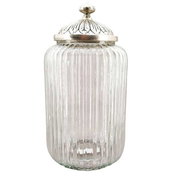 IRIDE 18 - Glas  Bonboniere in Antikoptik IRIDE 18 - Glas  Bonboniere in Antikoptik