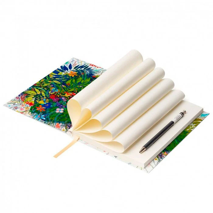 Notizbuch / Notebook "WILD FLOWERS, Format DIN A5 von I like Paper