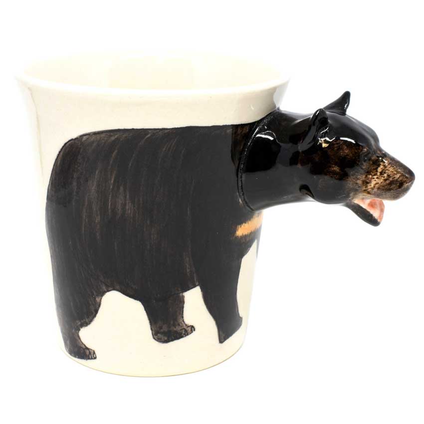Schwarzbär /  Porzellan - Keramiktasse Schwarzbär /  Porzellan - Keramiktasse