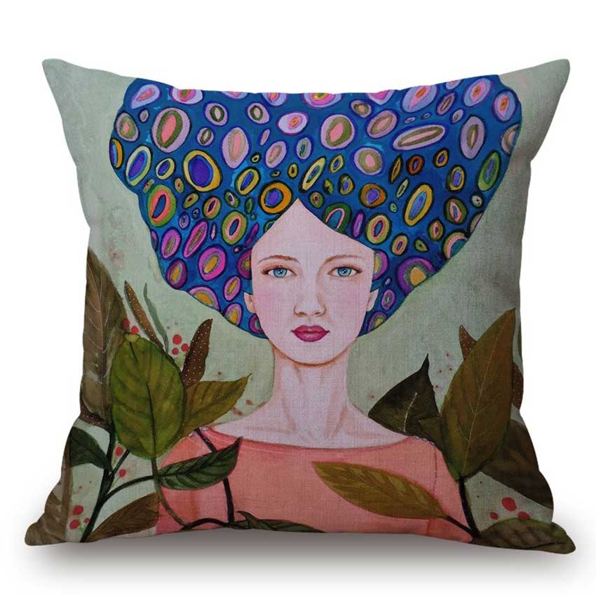Sofakissen / Dekokissenhülle "Claire" -  45 cm x 45 cm Sofakissen / Dekokissenhülle "Claire" -  45 cm x 45 cm